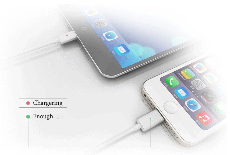 2PCS Easy Connect Magnetic USB Charging Cable For iPhone 5 S 6 S 7 8 + X XS gallery