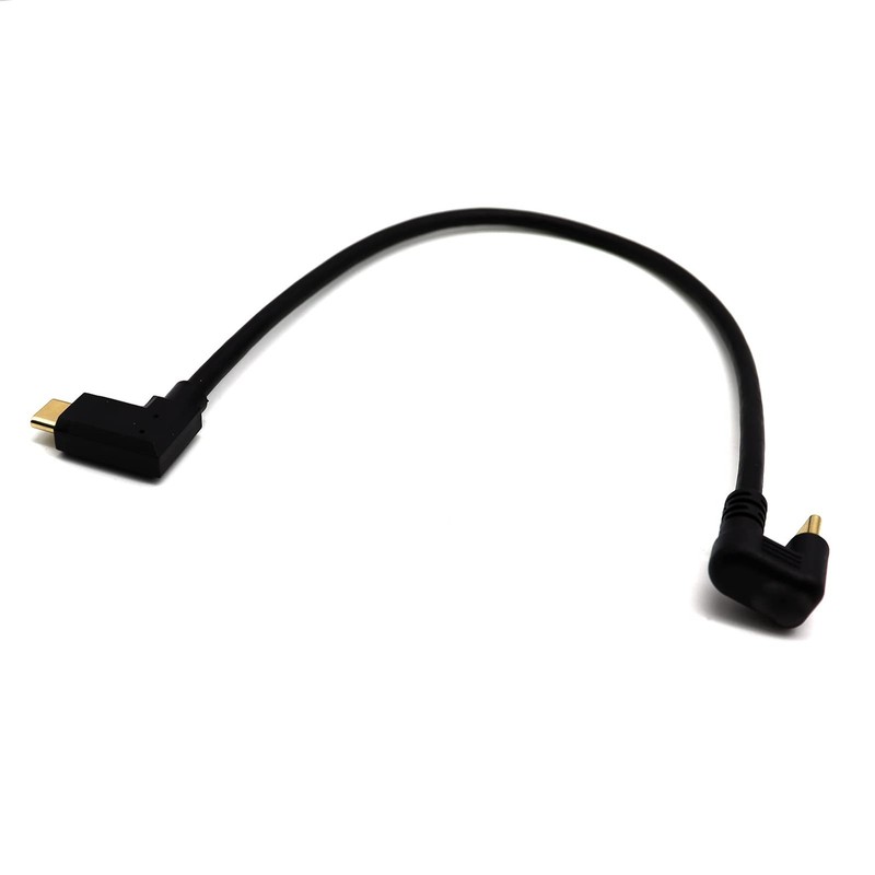 0.3M U-Shaped USB 3.1 C Cable 10Gbps Type C Male to Male 90 Degree Cord