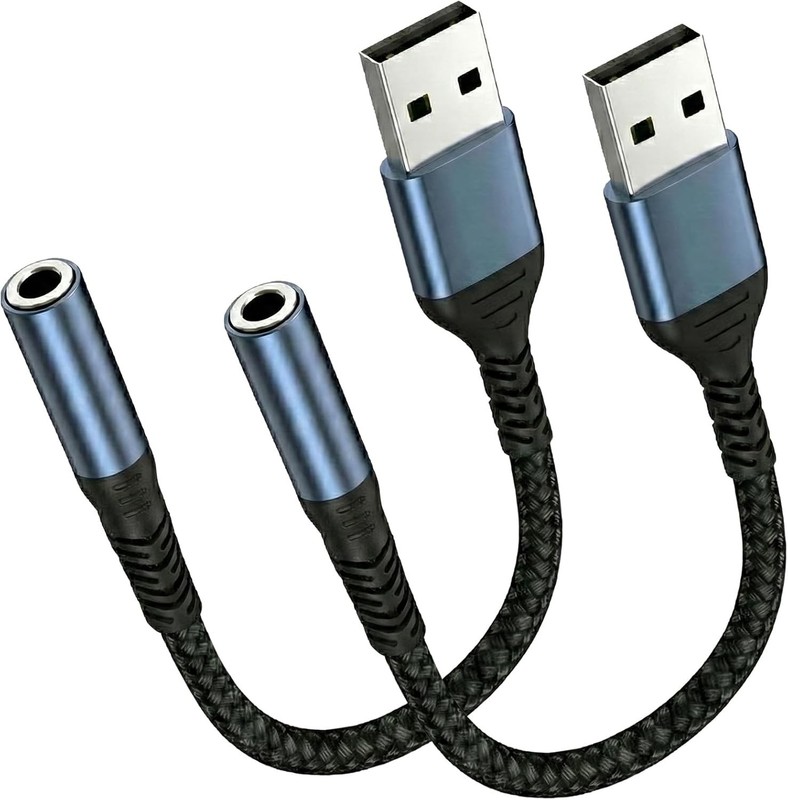 External Sound Card Adapter with Hi-Fi Sound & Mic Functionality, 3.5mm gallery