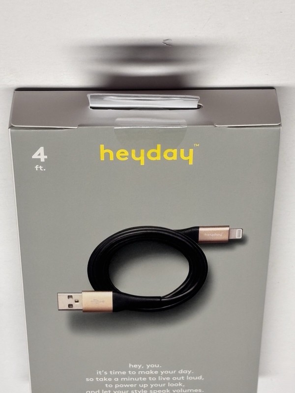 3x Heyday 4’ (Ft) Lighting to USB-A Cable iPhone iPad Sealed Free Shipping gallery