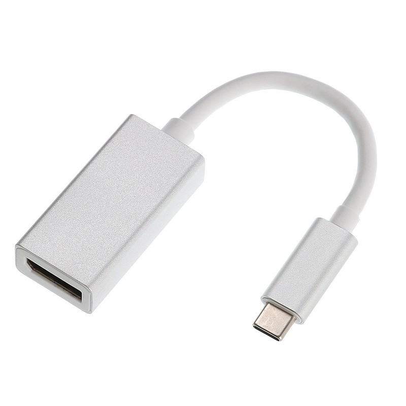 aluminum USB3.1 Type C To DisplayPort DP Adapter Converter for MacBook Lenovo gallery
