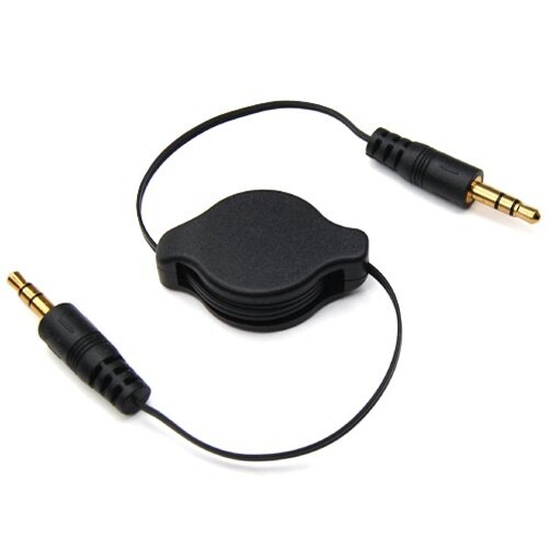 For Samsung Galaxy A25 5G/A23 5G - Retractable Aux Cable 3.5mm Adapter Car gallery