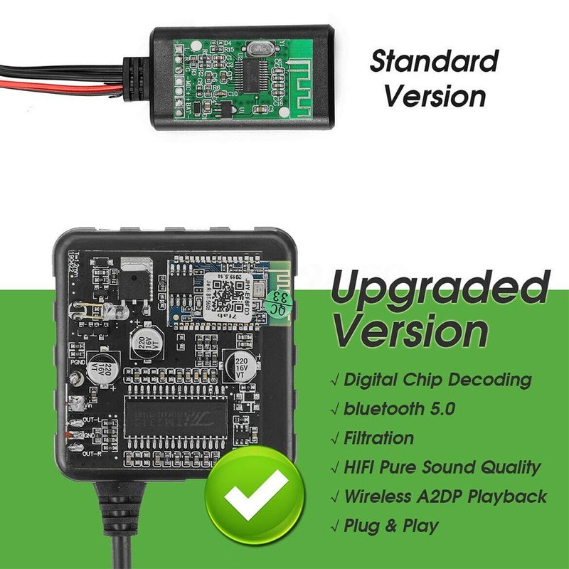 Car Bluetooth AUX Adapter HiFi Stereo System for Kenwood 13-pin CD Host gallery