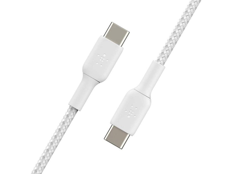 BOOSTCHRG USBC/USBC CABBRAID 1M WHT gallery