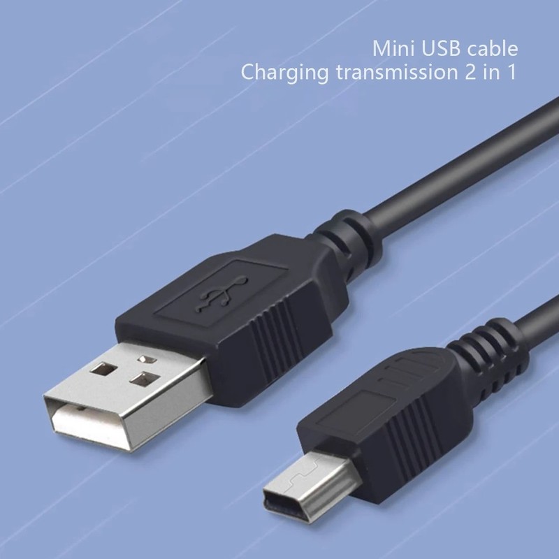 2.6FT Mini USB Cable 5 Pin Data Sync Charger Cord for Dash Cam GPS MP3 Player gallery