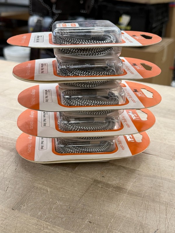 5PK ~ 6ft Charging Cable ~ iPhone & Micro USB Combo ~ iPhone 5 - iPhone X gallery