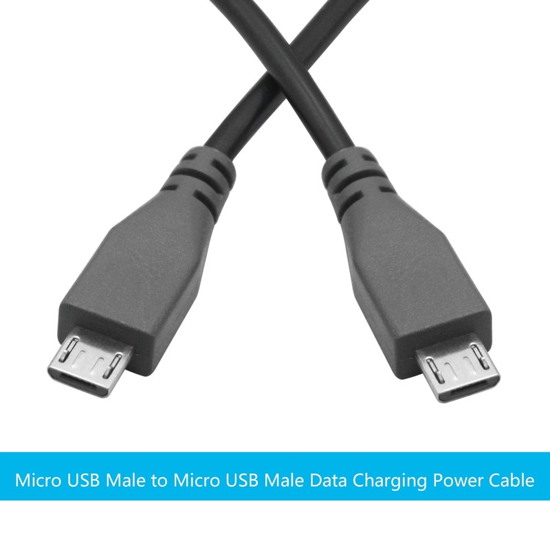 2 PCS 0.5M/1.6FT USB 2.0 Micro USB Male To Male Charging Data Cable OTG Ext gallery