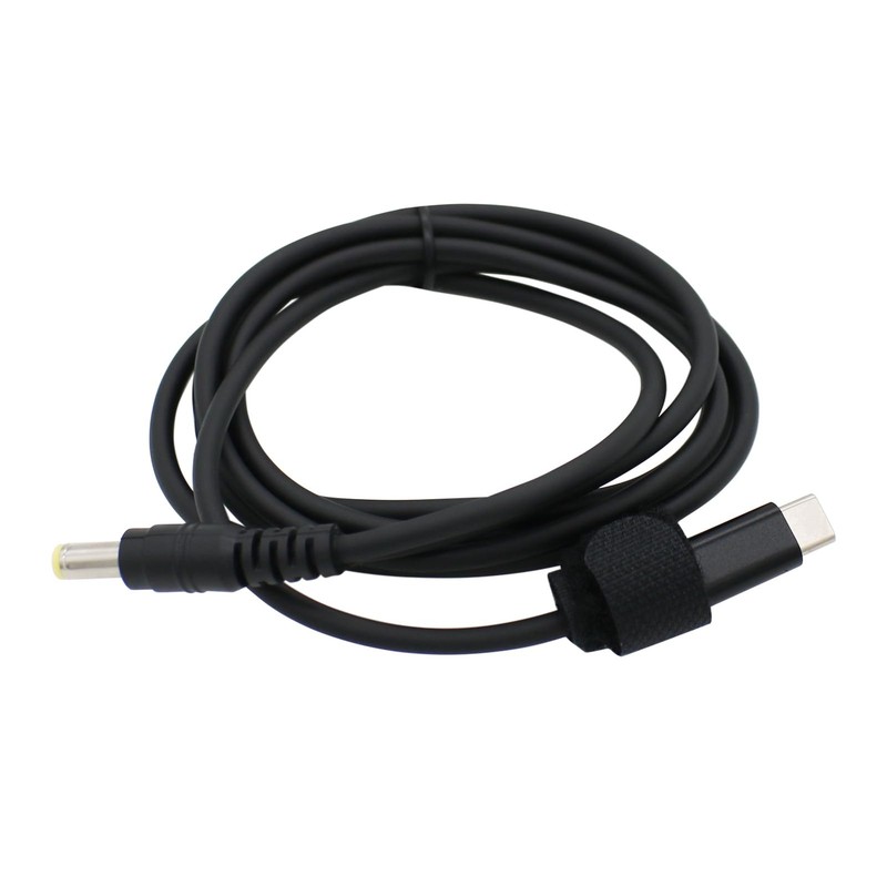 4.9 ft USB C PD Power Cable, 20V, 60W, Type-C, DC 5.5mm X 2.5mm Barrel Jack gallery