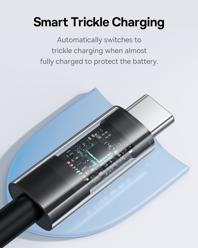 Baseus 100W USB-A toType C Cable Auto Power-Off Fast Charging For Samsung Huawei gallery