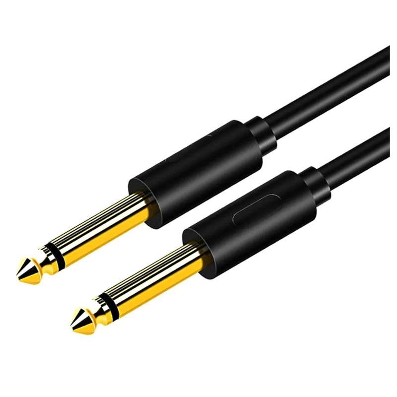Audio Jack 6.5mm PVC 6.35 Aux Jack for Mixe1018