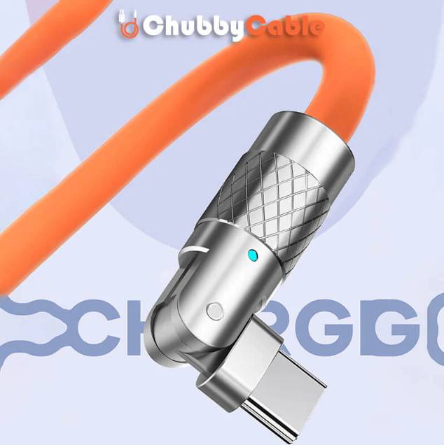 "Chubby Gamer" 180° Rotating Fast Charge Cable gallery