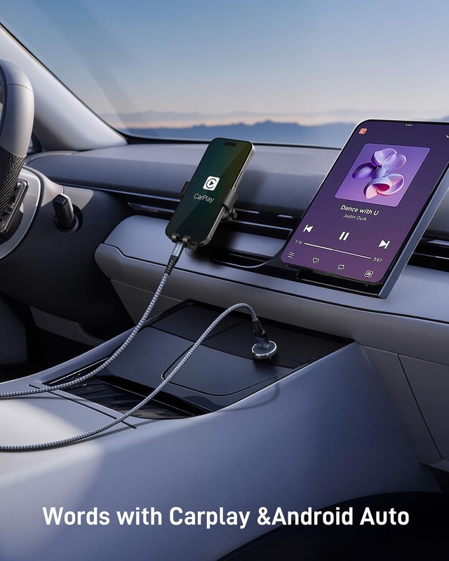 Cable USB A USB C De Carga Rapida 60W Para Carplay Pack De 2 Unidades gallery