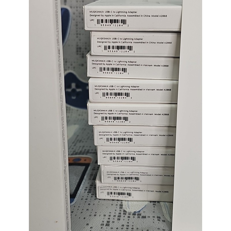 10-PACKS Genuine Apple USB-C To Lightning Adapter White MUQX3AM/A OPEN NEW gallery