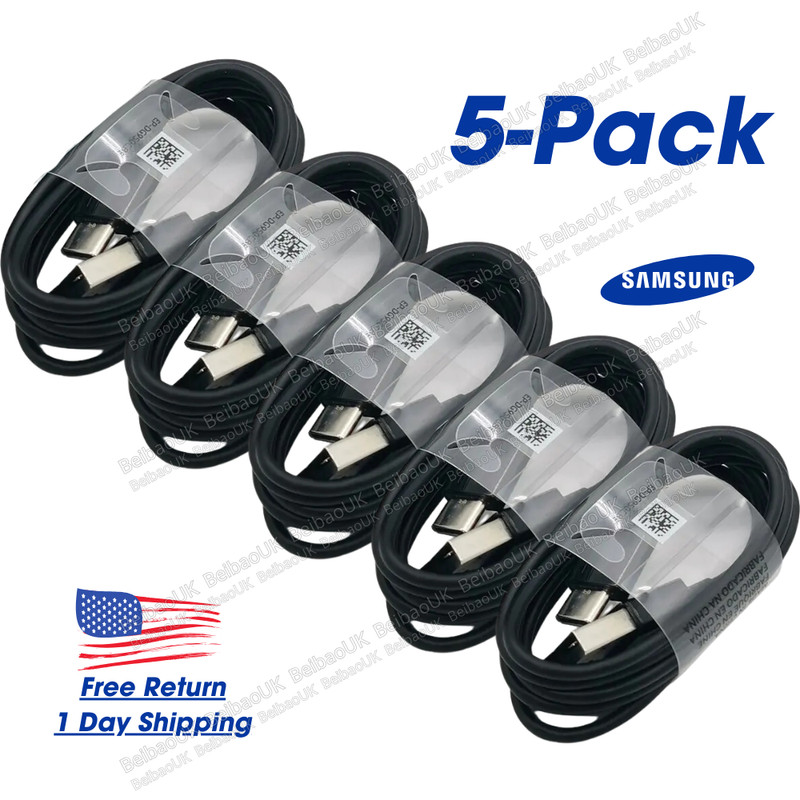 5Pcs Lot 4ft Type C to USB-A Fast Charge Cable Cord USB C Charging Quick Charger