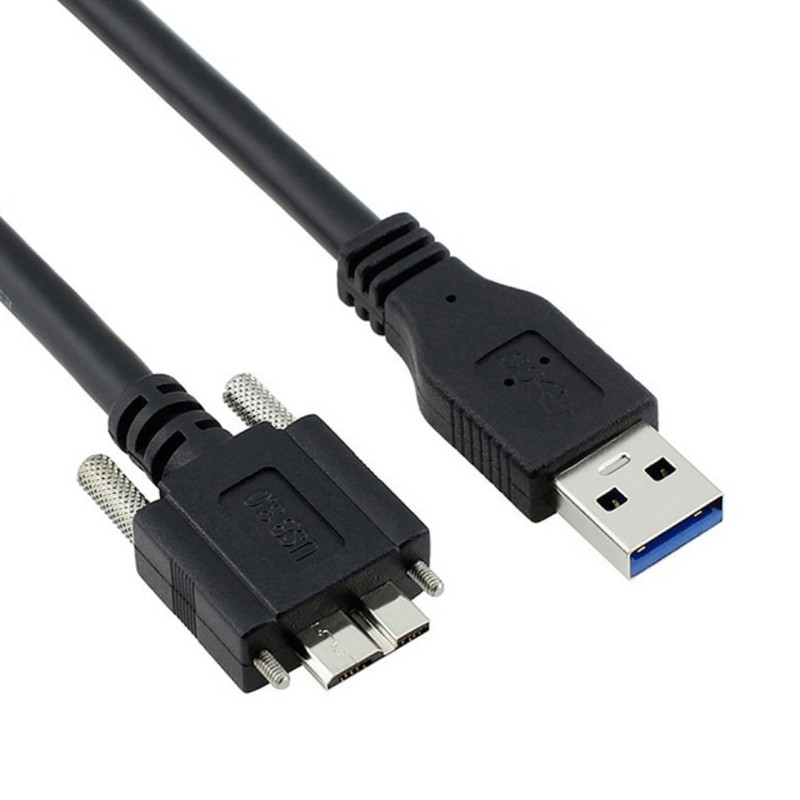 0.6m Length Micro USB 3.0 Cable 3.0AM to MicroB Industrial Camera Wire Cable gallery