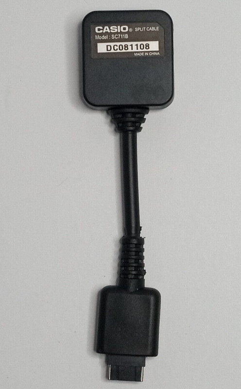 Casio Split Cable Model SC711B Audio Adapter Dongle NEW
