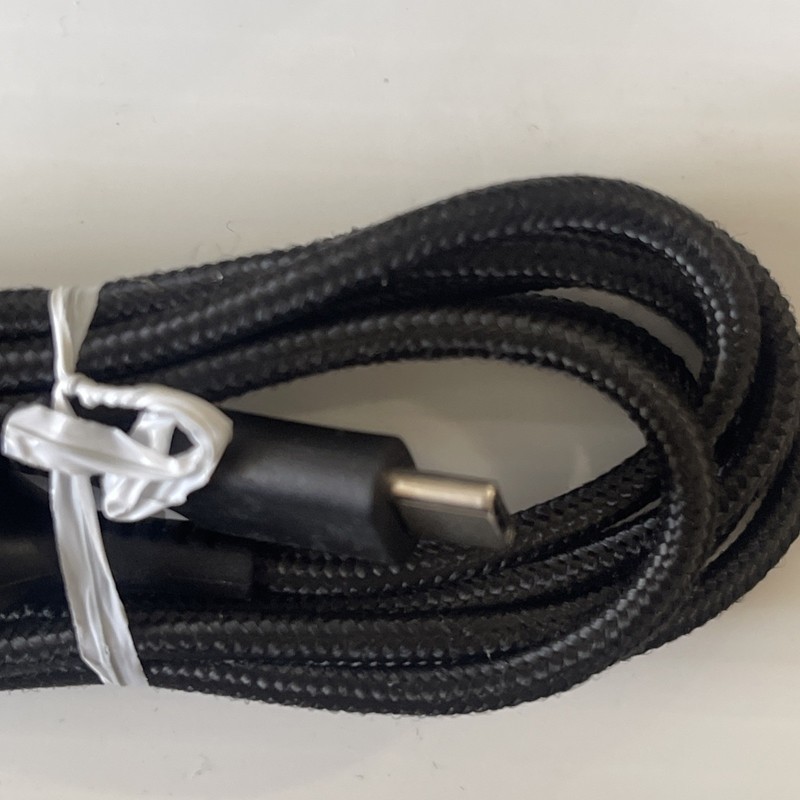 Connect CT TEK Braided USB to USB-C Cable 3ft Black Cord gallery