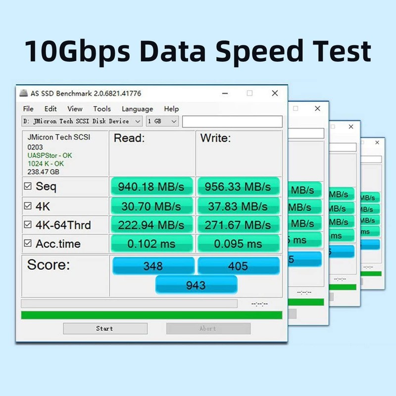 CY USB-C USB 3.1 Type C Female to 3.0 A Male 10Gbps Data Silver Straight gallery