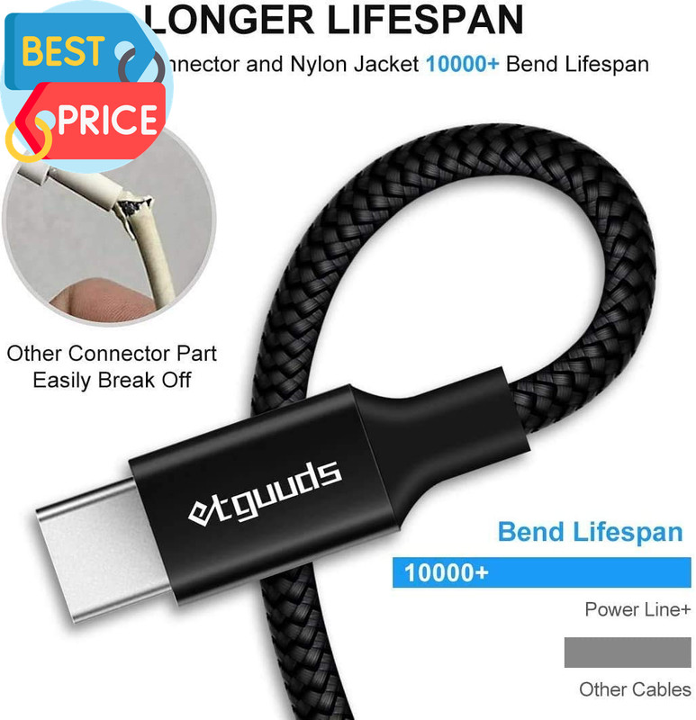 [ 16Ft/5M Extra Long USB C Cable, USB-A 2.0 to Type C Cable Fast Charger Nylon B gallery