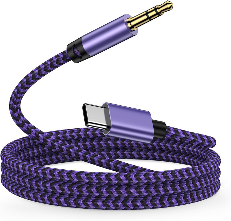 Iphone 16 17 Aux Cord for Car USB C to 3.5Mm Headphone Jack Adapter 3FT Car