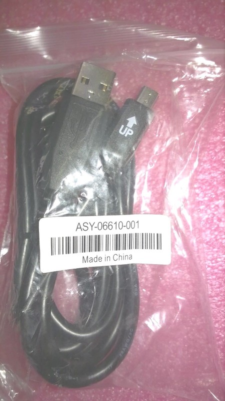 BLACKBERRY PC CABLE #ASY-06610-001 BLACK 2.0 USB A TO mini B NEW gallery