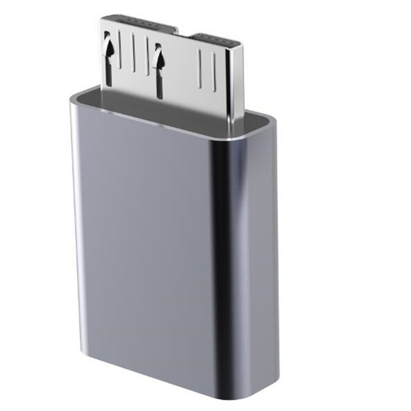 Mini USB-C 2.0 To Micro B USB 3.0 Port Adapter Data Plug Hard Drive Connecter gallery