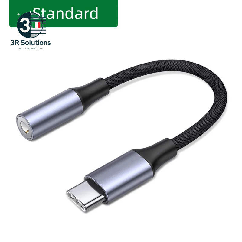 Origin USB Type C to 3.5mm Aux Adapter Type-C 3.5 Jack Audio Cable for Samsun gallery