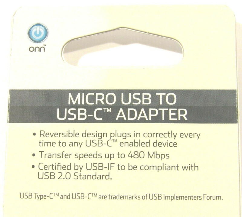 Micro USB to USB-C Adapter Electronic Device Smart Phone Galaxy Nokia Google NEW gallery