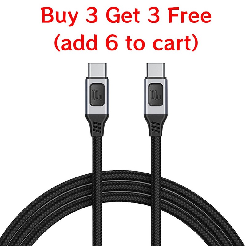 USB C Cable 100W 3.3ft, USB C to USB C Cable USB 2.0, Type C Charging Cable