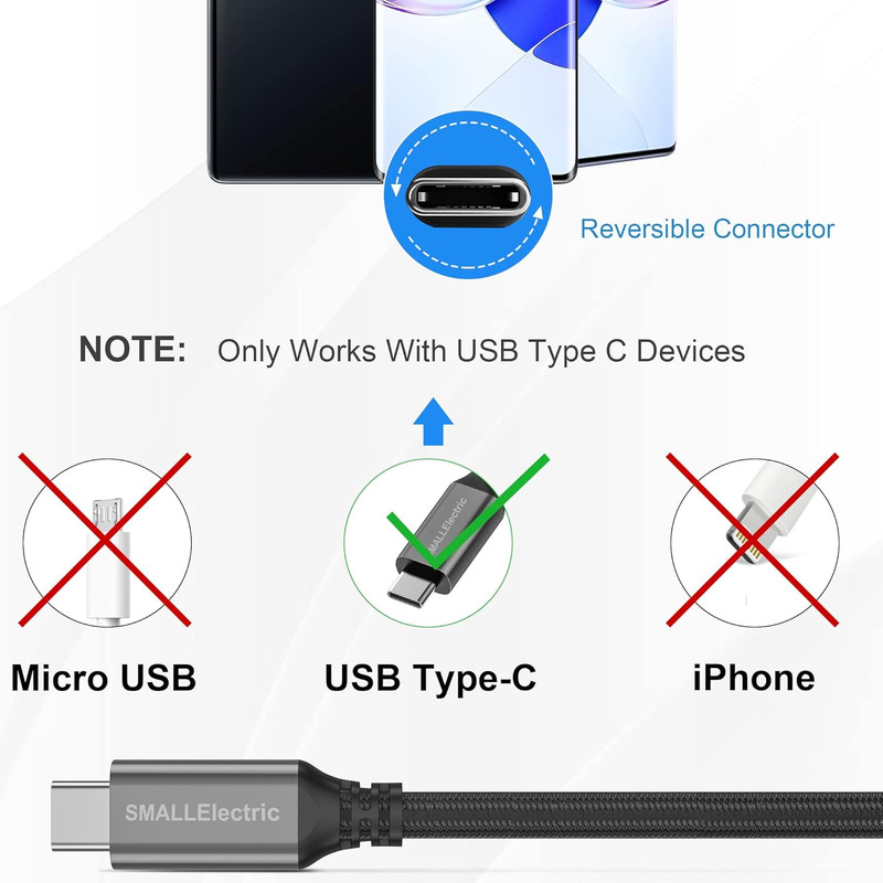 Extra Long USB Type-C 16Ft Fast Charging Cable, USB C to a Quick Charger Cord 16 gallery