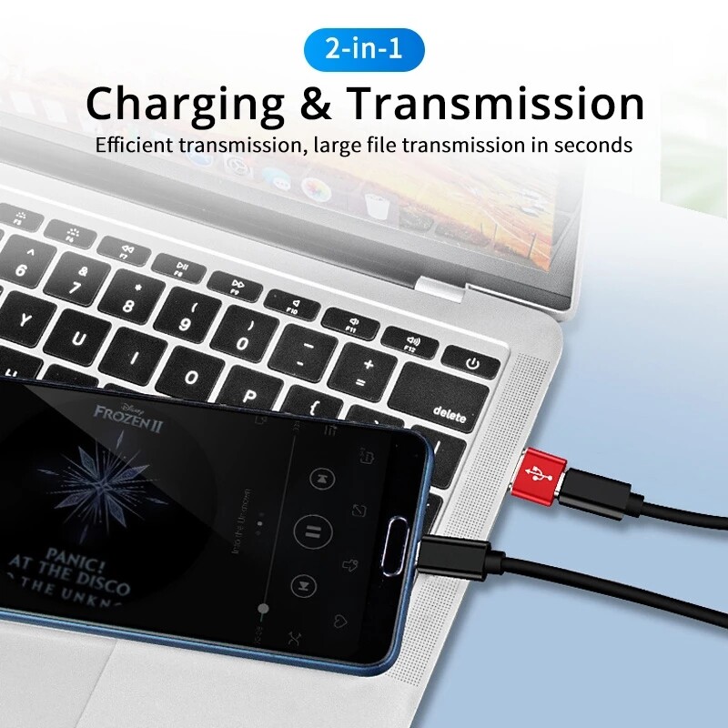 USB to Type C Cable Charger Adapter I Adaptor Suitable for iPhone Android etc gallery