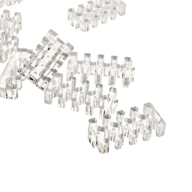 SilverStone SST-PP09 Cable Comb Set Transparent Cable Clip 40178 gallery
