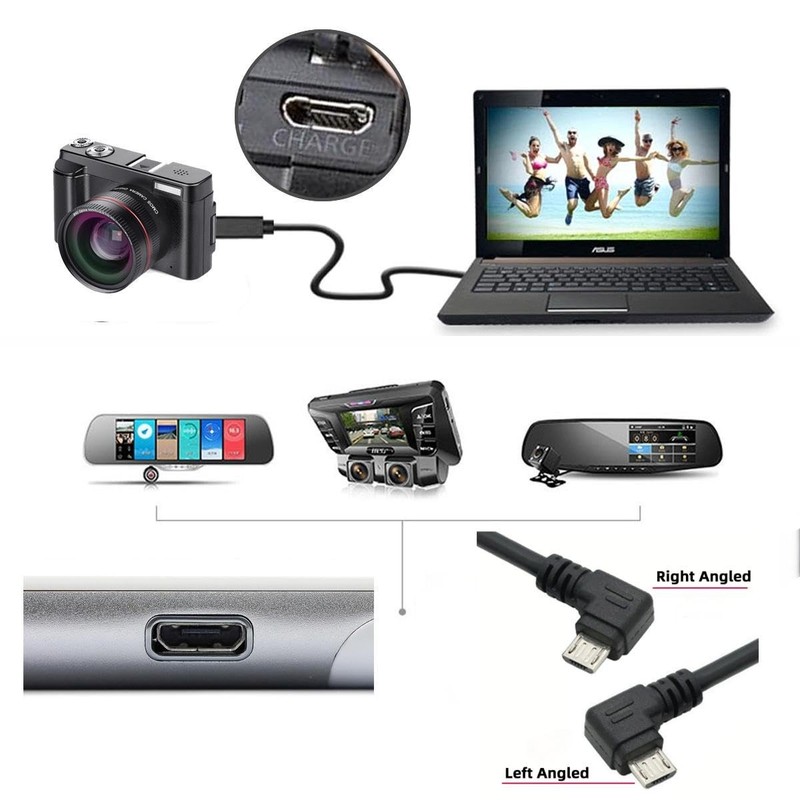 2 Pack USB to Micro USB Cable,USB 2.0 Male to Micro USB 5Pin Male Charge Data... gallery