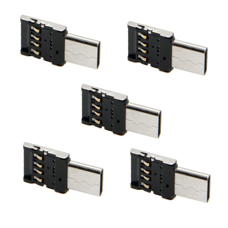 5set Ultra Mini Type-C USB-C to USB 2.0 OTG Adapter for Cell Phone Tablet Laptop gallery