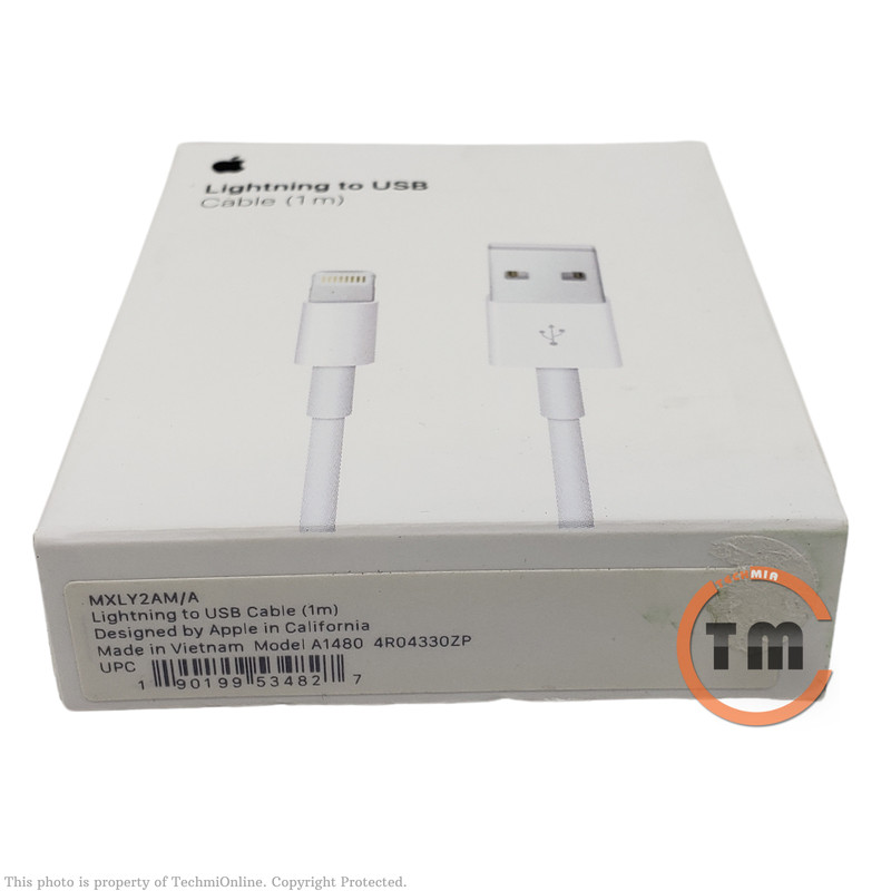Apple 1M (3.3') USB Type-A to Lightning Charging Cable Genuine A1480 (MXLY2AM/A gallery