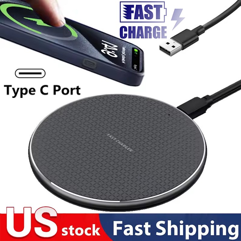 30W Wireless Fast Charger Charging Pad Dock for Samsung iPhone Android Phone