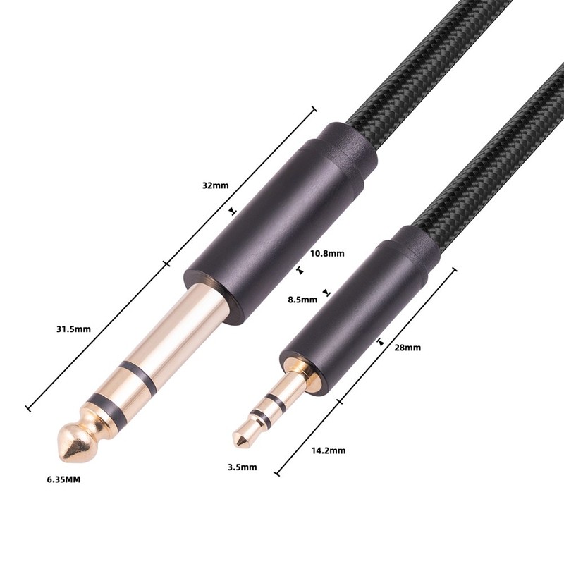 Aux Adapter 3.5mm to 6.35mm for Audio Mixer Amplifier 2199 gallery