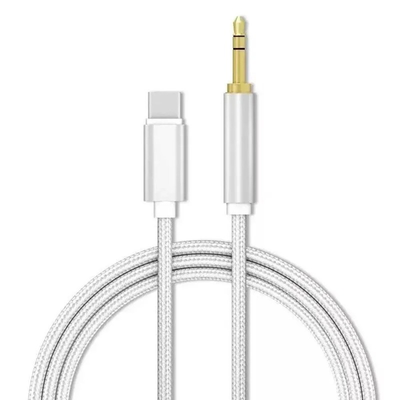 TypeC to Aux Cable USB Type-C Male To 3.5mm Cord Car AUX Music Audio Adapter LOT gallery
