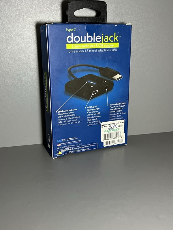 ⚡️ Doublejack 3.5mm Audio Jack & USB Adapter for iPhone iPad - New Boxed gallery