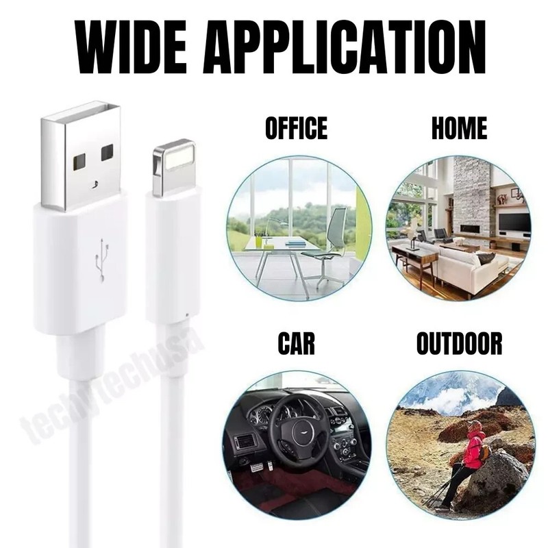 10-PACK USB Data Fast Charger Cable Cord For Apple iPhon 6 7P 8 X 11 12 13 MAX gallery