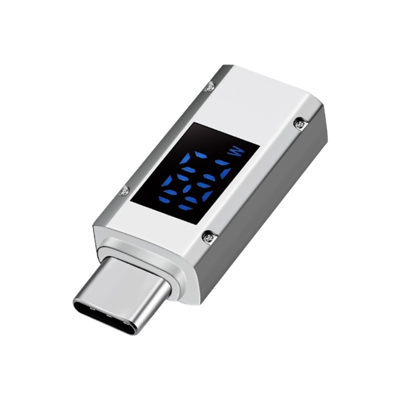 Digital Display USB C Adapter Monitor Charging Status 40Gbps Fast Data Transfer