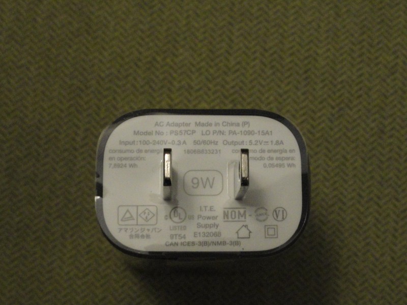Amazon 9W USB Charger Fire Tablets, Kindle, Echo Dot PS57CP, No Cable Included gallery
