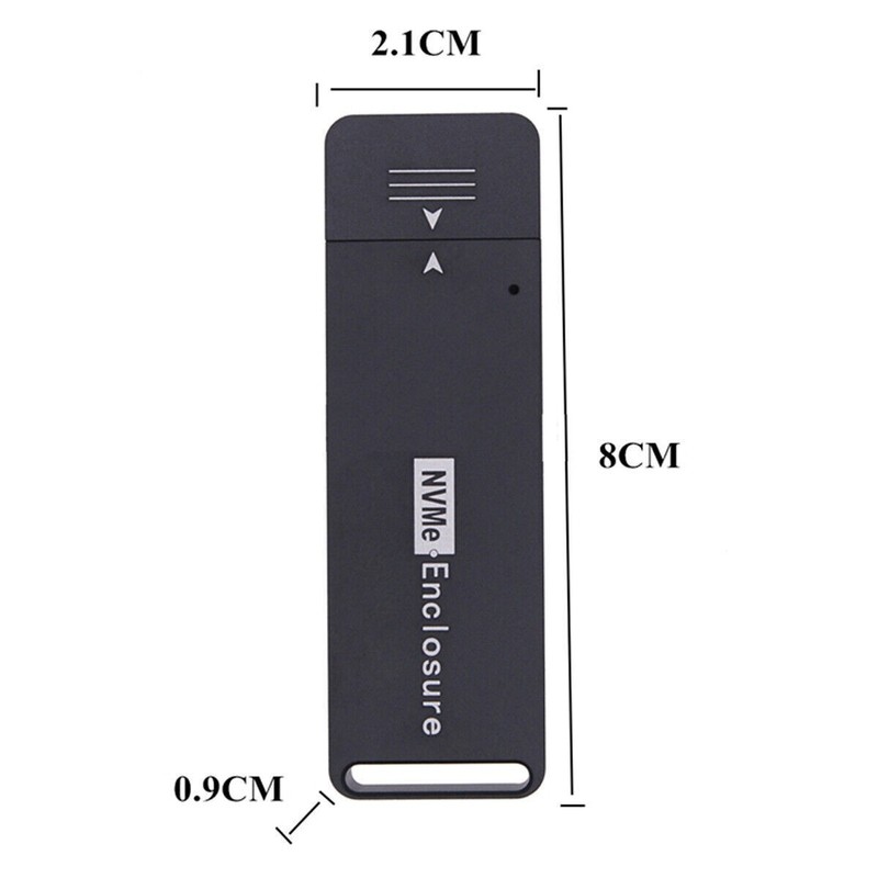 PCIE M.2 NVME Gen2 10Gbps USB SSD Enclosure USB 3.1 SSD Case NVME SSD External gallery