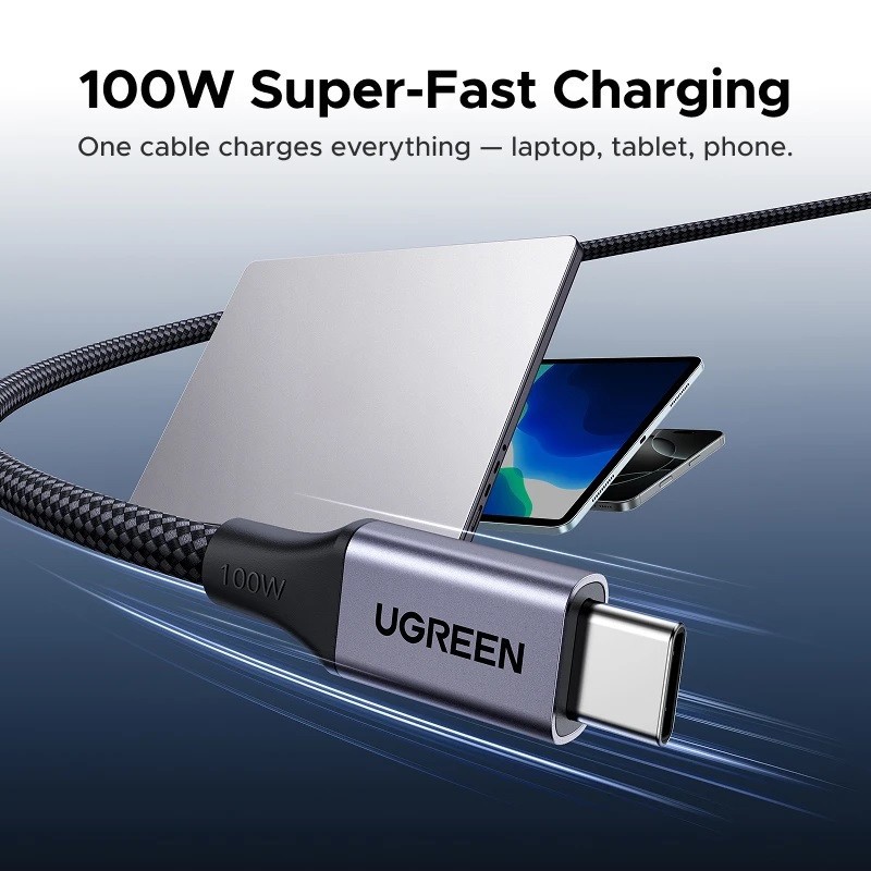 UGREEN Magnetic 100W USB Type C To USB C PD Fast Charge Cable iPhone HUAWEI Mac gallery