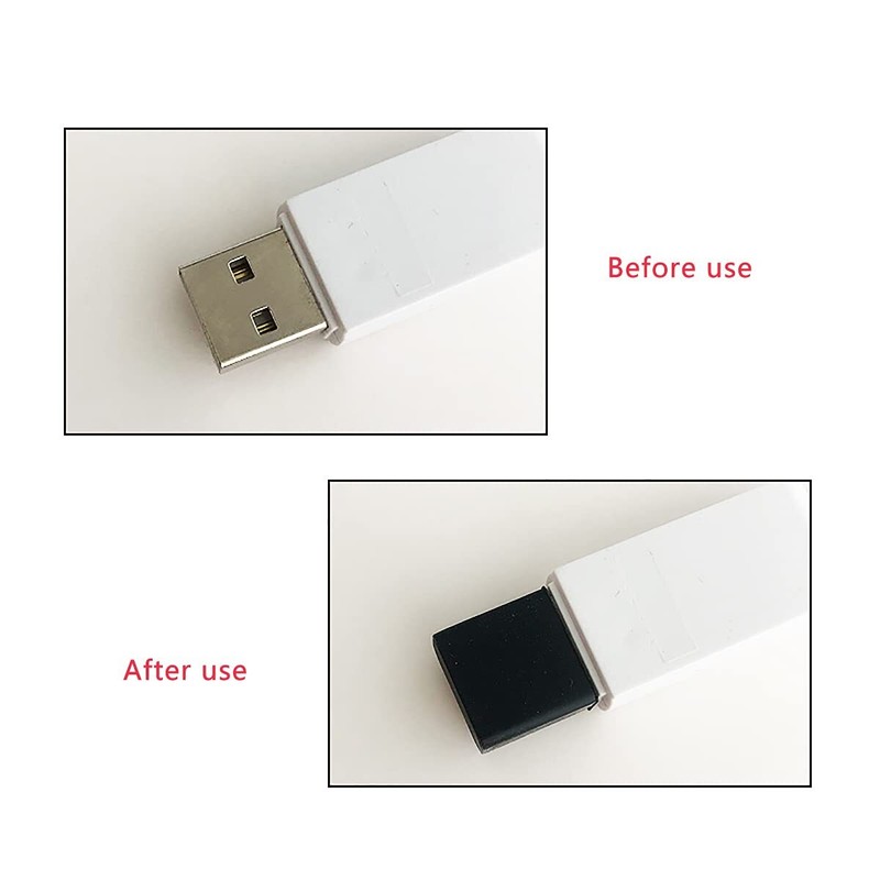 10 Pcs USB Port Protective Cover USB A Male Anti Dust Plug Stopper Cap Cover gallery