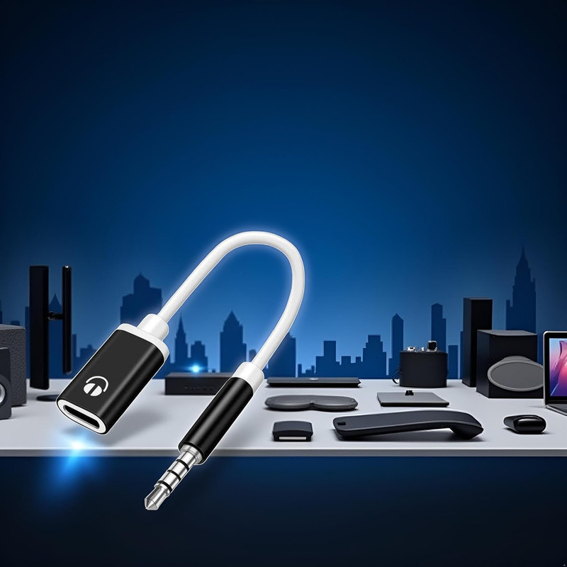 Headphone Jack Adapter,3.5Mm Male to Typec Female Audio Cable Cord,Usb C to Aux gallery