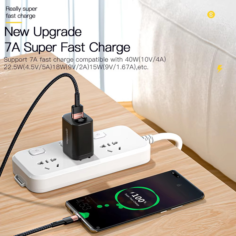 6A USB-C Cable for Huawei P30 Pro, Fast Charging for Samsung & More gallery