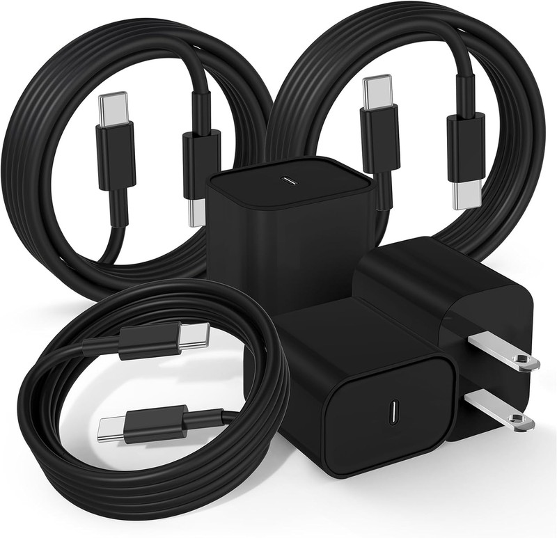 iPhone Charger 3 Pack with Mixed Length Cables