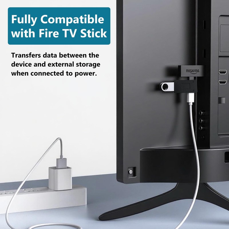 OTG Cable Adapter for Fire Stick 4K Max (3-Pack) – Expand Memory & Black gallery