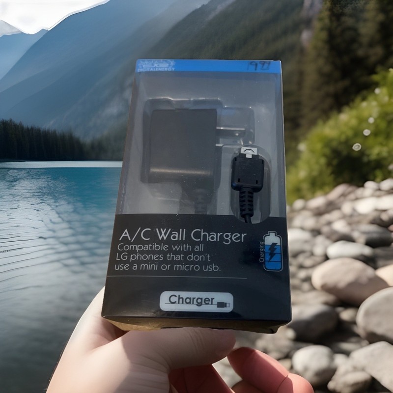 Chargwr LG Digital Energy A/C Wall Charger For LG Non-Mini Non-Micro USB ~NEW~